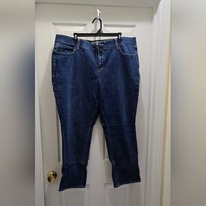 Old navy women's 22 plus Long power slim straight high rise